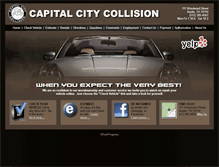 Tablet Screenshot of capitalcitycollision.com